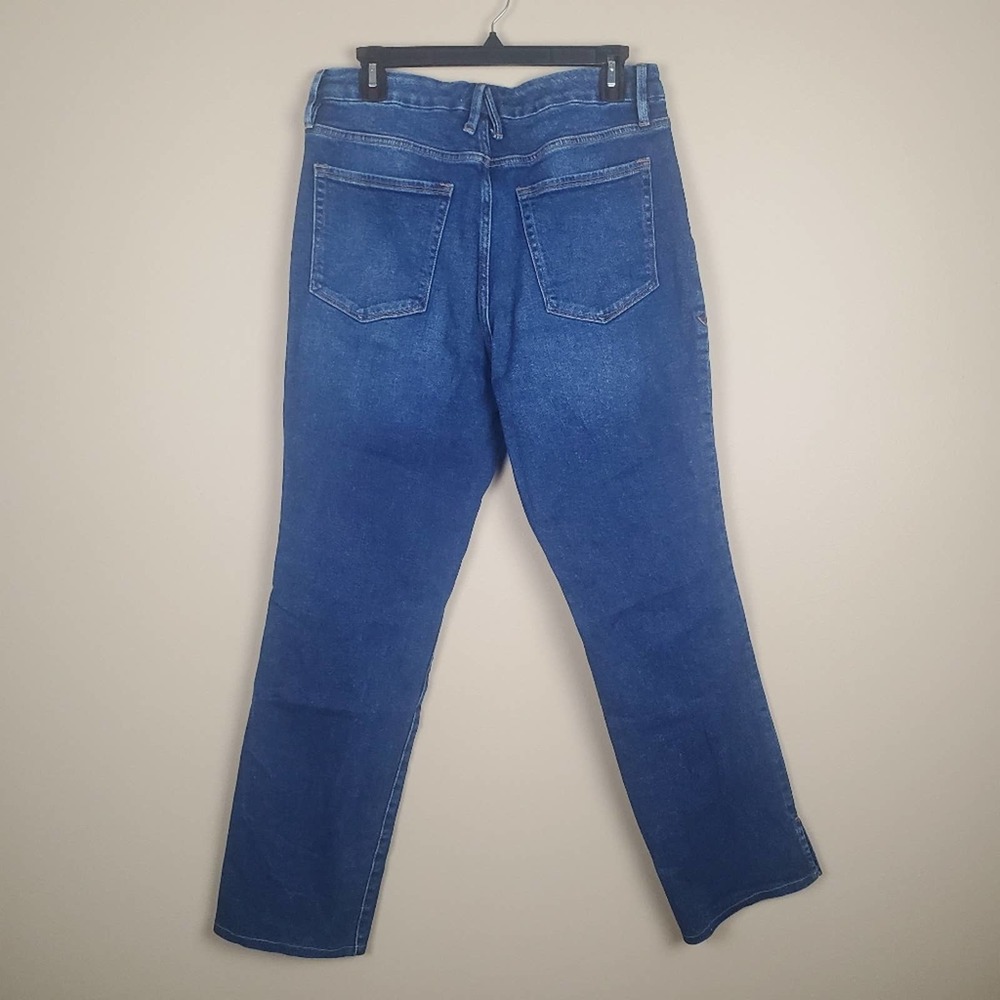Good American Medium Blue Distressed Boyfriend Jeans - Picture 4 of 12
